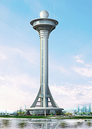 Torre Turstico de Radar Meteorolgico de Doppler de Changzhi de Shanxi